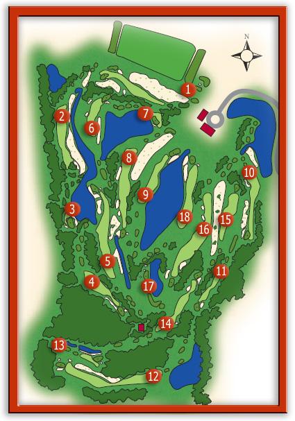 Virginia Golf Courses Map Course Map/Layout